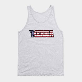 'Merica / America / USA / US Flag 'Merica Tank Top